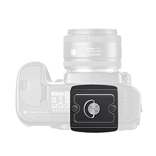 クイックリリースプレート TYCKA ユニバーサルプレート カメラ三脚用標準QRプレート アルカスイス互換 1/4インチネジ付き 強化アルミ製 TK110