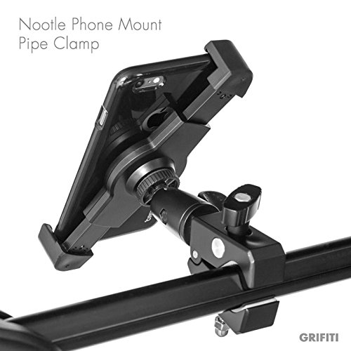 Grifiti Nootle Heavy Dutyバイクバークランプフル金属構造1 / 4 20ねじカメラ用と電話マウント
