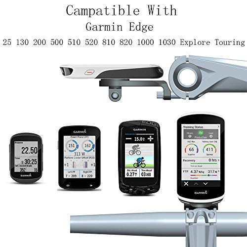 Best Tek Garmin Edge 拡張フロントマウント Gopro バイクハンドルバーマウント NiteRiderアダプター、Gopro スポーツアクションカメラ、Garmin Edge 25 130 200 500 510 520 800 810 820 1000 1030用