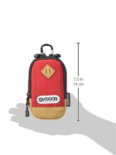 OUTDOOR PRODUCTS (アウトドアプロダクツ) デジタルカメラケース アウトドア カメラポーチ01 レッド ODCP01RD