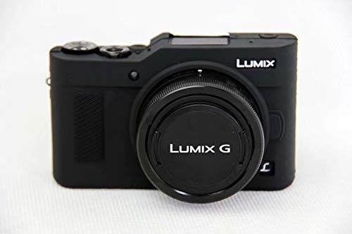 Lumix パナソニック PEN GF9 パナソニックGF9 カメラカバー シリコンケース シリコンカバー カメラケース 撮影ケース ライナーケース、Koowl製作、外観が上品で、超薄型、品質に優れており、耐震・耐衝撃・耐磨耗性が高い (ブラック)