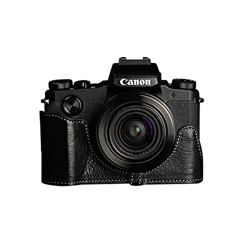 TP Original Canon PowerShot G1 X Mark III 用 ボディーハーフケース ブラック