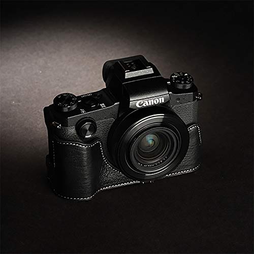 TP Original Canon PowerShot G1 X Mark III 用 ボディーハーフケース ブラック