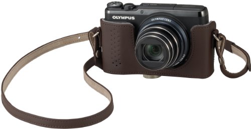 OLYMPUS デジタルカメラケース ストラップ付き ブラウン CSCH-116