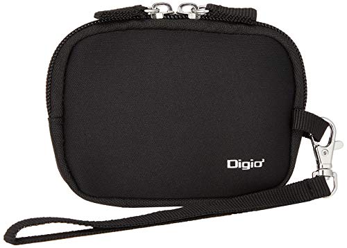 Digio デジタルカメラケース ハンドストラップ付 ブラック DCC-046BK