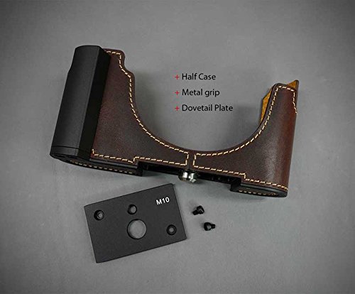 【日本正規販売店】 LIM'S Italian Genuine Leather Metal grip Half Case for Leica M10 LC-M10BR Brown ブラウン ライカ M10用 イタリアンレザー カメラケース メタルグリップ プレート 高級 高品質 本革 おしゃれ かっこいい リムズ