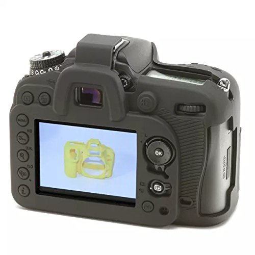 YOU-ME　Nikon デジタル一眼レフカメラ D7100 D7200専用　シリコンカバー カメラケース　カメラカバー (ブラック)