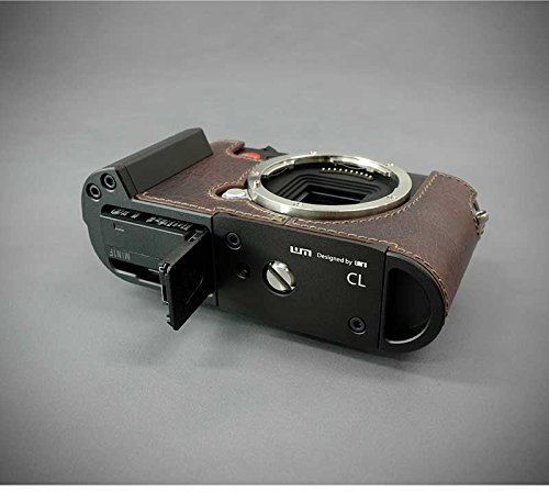 【日本正規販売店】 LIM'S Italian Genuine Leather Metal grip Half Case for Leica CL LC-CL1BR Brown ブラウン ライカ CL用 イタリアンレザー カメラケース メタルグリップ プレート 高級 本革 おしゃれ かっこいい リムズ