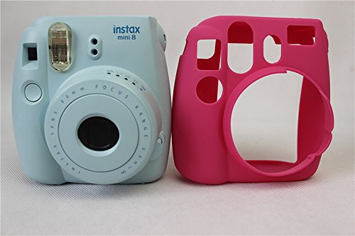 富士フィルム富士Instaxミニ8カメラのための、保護するシリコーンゲルゴムに柔らかいカメラケースカバーバッグ