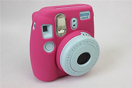 富士フィルム富士Instaxミニ8カメラのための、保護するシリコーンゲルゴムに柔らかいカメラケースカバーバッグ