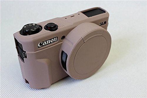 キヤノンPowerShot G7xマークiiカメラグレーのための取り外し可能なレンズカバーシリコーンゲルゴム柔らかさカメラケースカバー