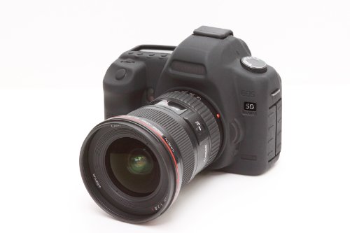 DISCOVERED イージーカバー Canon EOS 5D Mark2 用 液晶保護フィルム &スクリーンプロテクター付 ブラック 5D2-BL