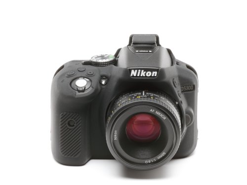 DISCOVERED イージーカバー Nikon D5300用カメラカバー (ブラック)