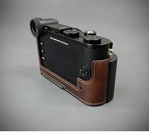 【日本正規販売店】 LIM'S Italian Genuine Leather Metal grip Half Case for Leica CL LC-CL1BR Brown ブラウン ライカ CL用 イタリアンレザー カメラケース メタルグリップ プレート 高級 本革 おしゃれ かっこいい リムズ