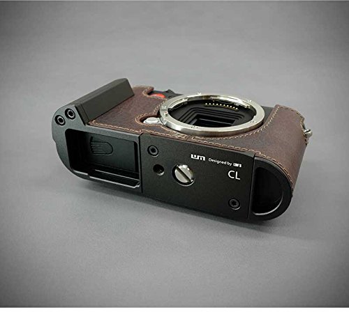 【日本正規販売店】 LIM'S Italian Genuine Leather Metal grip Half Case for Leica CL LC-CL1BR Brown ブラウン ライカ CL用 イタリアンレザー カメラケース メタルグリップ プレート 高級 本革 おしゃれ かっこいい リムズ