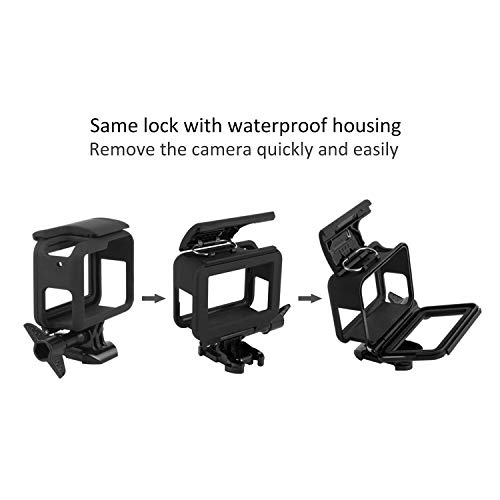 【ロデシー】 Rhodesy フレームケース GoPro Hero7 /Hero 6/ Hero 5/ Hero (2018) 用保護フレームケース スポーツカメラ保護ケース ブラック