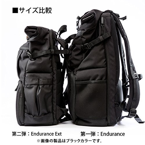 Endurance カメラバッグ Ext(エクステンド) コンパクト＆多機能 リュックタイプ カーキ