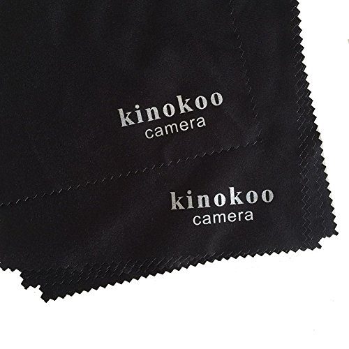 kinokoo Nikon J5 カメラケース　カメラバッグ　PUレザー　三脚穴付き　ショルダーストラップ　標識クロス付き(コーヒー)