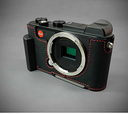 【日本正規販売店】 LIM'S Italian Genuine Leather Metal grip Half Case for Leica CL LC-CL1BK Black ブラック ライカ CL用 イタリアンレザー カメラケース メタルグリップ プレート 高級 本革 おしゃれ かっこいい リムズ