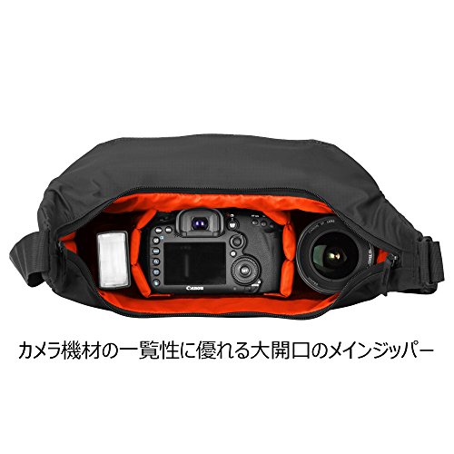 HAKUBA カメラバッグ ルフトデザイン アーバンライト ショルダーバッグ L 6.9L ブラック SLD-ULSBLBK