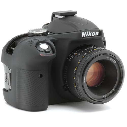 DISCOVERED イージーカバー Nikon D3400 用 液晶保護フィルム 付 ブラック