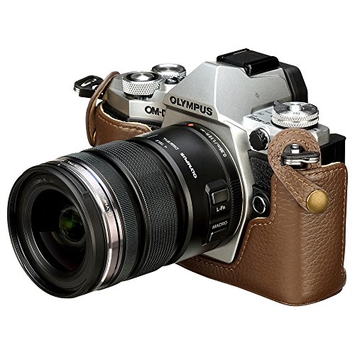 HAKUBA カメラ ケース本革ボディケース OLYMPUS OM-D E-M5 MarkⅡ専用 ブラウン DBC-EM5M2BR