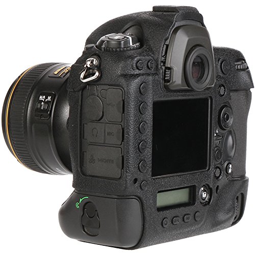 Foluu Nikon D5 ケース 保護カバー シリコン製 耐衝撃 滑り止め 汚れ防止 ニコンD5 用 ソフトケースカバー (Nikon D5, ブラック)