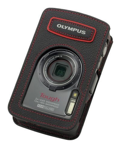 OLYMPUS デジタルカメラケース 本革 ブラック CSCH-109