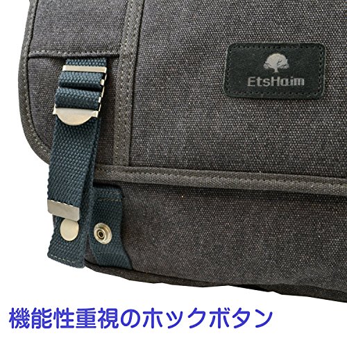 EtsHaim カメラバッグ A450 ナチュラルブラック 10.5L キャンバス生地 813060