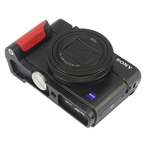 Haoge HG-M6R メタルハンドグリップ カメラスタンド for ソニー Sony Cyber-shot DSC RX100 VI / RX100 M6 / RX100VI / RX100M6 / RX100 VII / RX100 M7 / RX100VII / RX100M7 カメラ