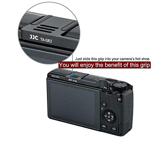 JJC 金属サムグリップ Ricoh リコー GR III GR3 デジタルカメラ適用 装着簡単 カメラホールド感を高める