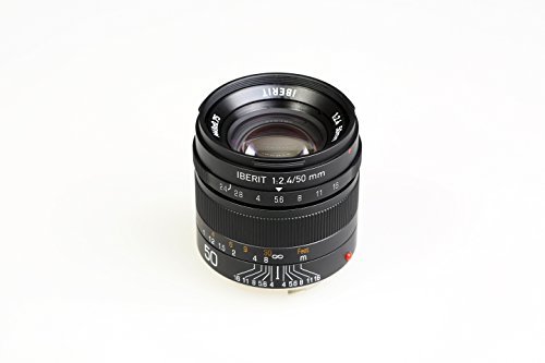 KIPON 単焦点レンズ IBERIT (イベリット) 50mm f/2.4 ライカMマウント Frosted Black(つや消し ブラック)