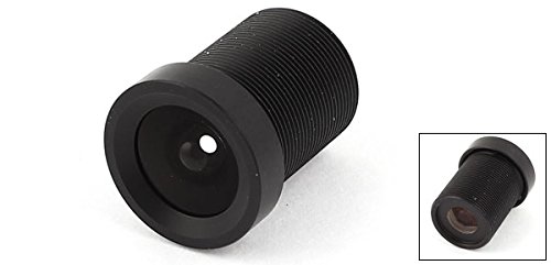 uxcell カメラレンズ キャップ　ブラック　CCTVカメラ M12 2.8mm長さ 115度