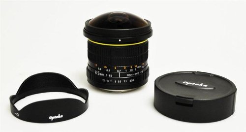 Opteka アプテカ 6.5mm f/3.5 高解像 非球面 魚眼レンズ for Nikon 一眼レフ 【国内正規品】