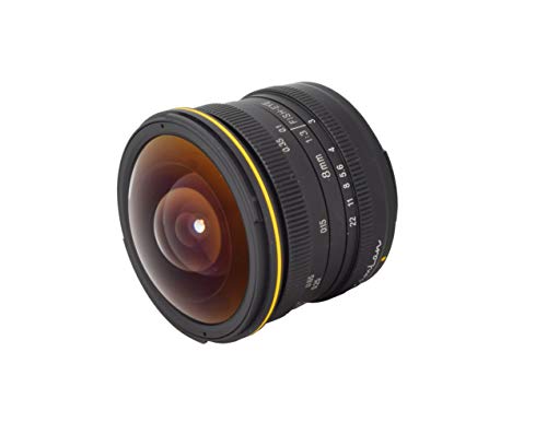 【国内正規品】 KAMLAN 交換レンズ 単焦点魚眼レンズ 8mm F3.0 キヤノン Mマウント用 APS-C対応 フィッシュアイ 国内保証付き KAM0004