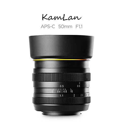 富士フイルム Xマウント用交換レンズ　Kamlan 50mm f/1.1 マニュアルフォーカス単焦点　FUJIFILM