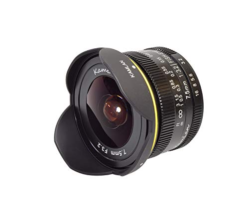 【国内正規品】 KAMLAN 交換レンズ 単焦点魚眼レンズ 7.5mm F3.2 マイクロフォーサーズ用 フィッシュアイ 国内保証付き KAM0001