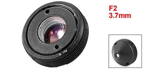 uxcell ピンホールレンズ　3.7mm　CCTVボックス　焦点距離　F2　コーン　　ブッラク