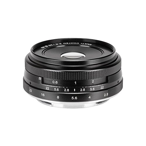 【国内正規品】 Meike 交換レンズ MK 28mm F2.8 マイクロフォーサーズ用 日本語取説付 19610004