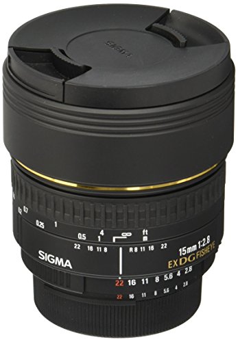 SIGMA 単焦点魚眼レンズ 15mm F2.8 EX DG DIAGONAL FISHEYE ニコン用 対角線魚眼 フルサイズ対応 476441