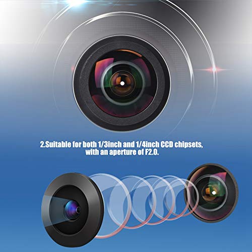 CCTVレンズ 魚眼レンズ 1.7mm 170°広角ボードレンズ HD 5mpビューCCTVカメラ用広角カメラ