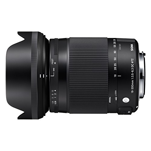 SIGMA 高倍率ズームレンズ Contemporary 18-300mm F3.5-6.3 DC MACRO OS HSM ニコン用 APS-C専用 886554