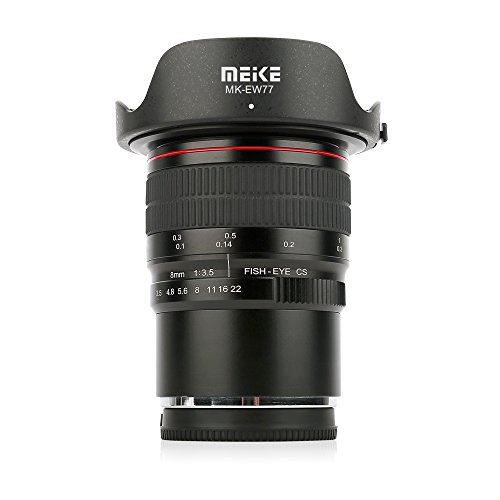 Meike MK 8mm f/3.5 魚眼レンズ ウルトラHD マニュアルフォーカスレンズ 富士フイルムFujifilm Xマウントにミラーレス一眼カメラ対応 