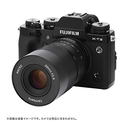 【国内正規品】七工匠 7Artisans 単焦点レンズ 60mm F2.8 Macro (マイクロフォーサーズ, ブラック) 6028M43B