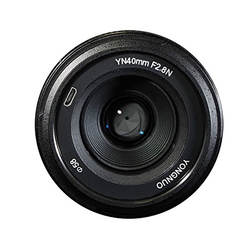 YONGNUO YN40mm F2.8N 単焦点レンズ ニコン Fマウント フルサイズ対応 非球面レンズ使用 標準レンズ