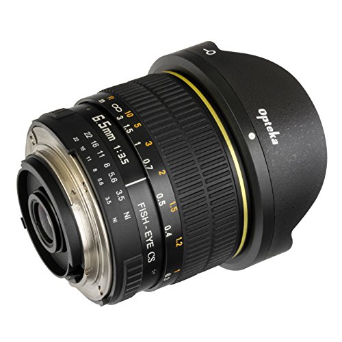 Opteka アプテカ 6.5mm f/3.5 高解像 非球面 魚眼レンズ for Nikon 一眼レフ 【国内正規品】