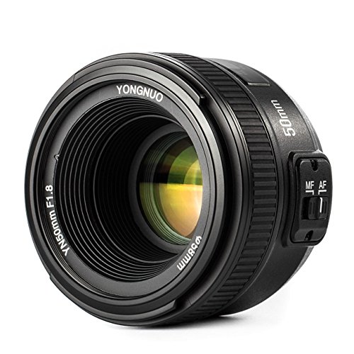 YONGNUO YN50mm F1.8N 単焦点レンズ ニコン Fマウント フルサイズ対応 標準レンズ
