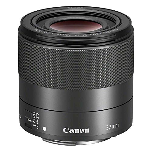 Canon キヤノン 単焦点レンズ EF-M32mm F1.4 STM ミラーレス一眼対応 ブラック 全長56.5mm EF-M3214STM