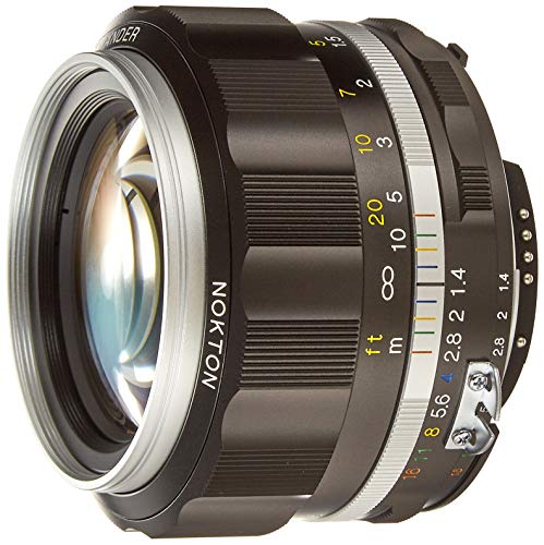 VoightLander フォクトレンダー 単焦点レンズ NOKTON 58mm F1.4 SLIIS Ai-S ニコンFマウント対応 シルバーリム 231641