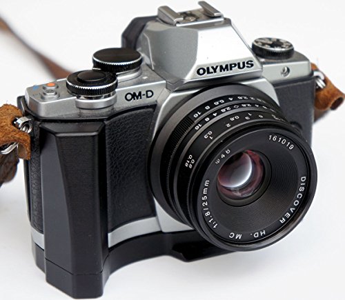 Hengyijia 25mm F1.8 黒色 単焦点レンズ Panasonic Olympus マニュアルフォーカスマイクロフォーサーズ適用する